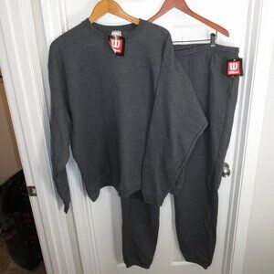 Vtg 90s Wilson Warm Up Tracksuit Sweatsuit Sweatshirt Sweatpants Big 3X 3XL NEW